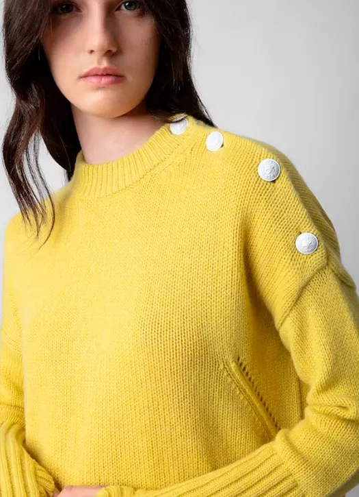 pull jaune zadig et voltaire